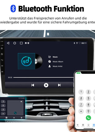 ESSGOO Android 14 For Peugeot 208 12-18 10"Display Car Stereo Radio GPS Navi Carplay Android Auto Wifi BT FM RDS Mirror Link SWC - Riparo82