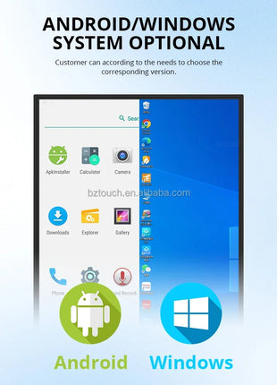 Hushida 75 85 Inch 2K 4K Full HD Wifi Media Lcd Advertising M onitor Touch Screen 43 49 55 Inch Floor Standing Digital Signage - Riparo82