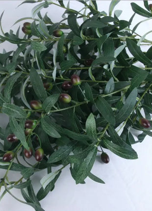 Ten-forked Artificial Olive Branch with Fruit Artificial Flower Artificial Plant Home Decoration Flower Wedding Decoration