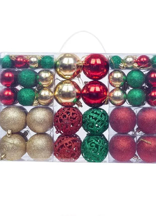 100 pz Decorazioni Di Natale Palline Albero Palle Di Natale Festa di Nozze Ornamento Forniture Per Feste Ornamento Di Natale Palla Palline Di Natale - riparo82