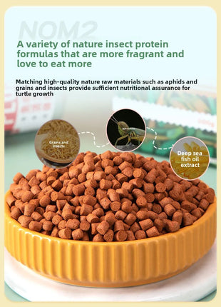 YUR KWAI Turtle Color Enhancing Food - Vibrant Red/Yellow Formula for Box Turtles (Yellow-Margined/Red-Face/Fire) - Riparo82