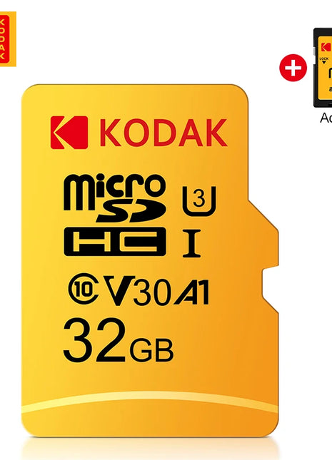 Scheda micro SD Kodak U3 16GB 32GB 64GB 128GB SDXC/SDHC classe 10 Scheda di memoria Flash micro sd 32gb sdcard per smartphone