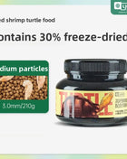 YEE Turtle Food 1.5/3/5.5mm High Protein Floating Pallets for Alligator Snapper,Red-Eared Slider&Aquatic Turtles Starter Feed - Riparo82