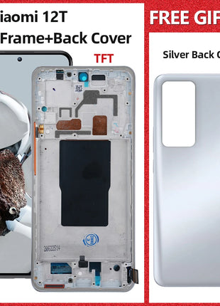 Testato al 100% 6.67 ''LCD Per Xiaomi 12T Display LCD Touch Screen Digitizer Per Xiaomi 12T 22071212AG Sostituzione Dello Schermo LCD - riparo82