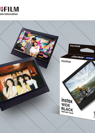 10-100 fogli Fujifilm Fuji Instax carta con bordo bianco a pellicola larga da 5 pollici per fotocamera istantanea Fuji 300/200/210/100/500AF carta fotografica