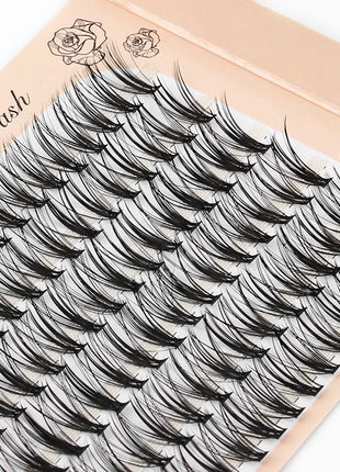 10D/20D/30D Fake Eyelashes Extensions Kit Lash Bond and Seal False Eyelashes Makeup Set DIY Long Lashes Clusters Make up Tool - Riparo82