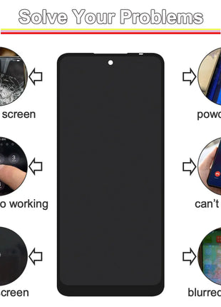 Testato LCD per Xiaomi Redmi 12 5G Display LCD Touch Screen Digitizer Sostituzione per Redmi 12 5G Telefono 2AFZZRN8DY 23076RN8DY LCD - riparo82