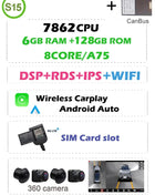 12G+256G Carplay Auto Android 13.0 4G LTE IPS Car DVD Player GPS WIFI BT RDS Radio For Toyota Auris E150 Corolla Levin 2006-2012 - Riparo82