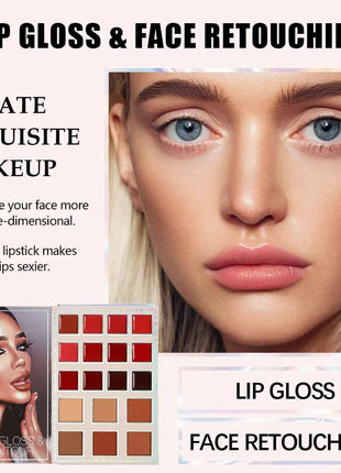 78 Colors of Eye Shadow, Blush and Lip Gloss All-in-One Makeup Palette with Rich Colors, Fine Powder and Easy to Apply