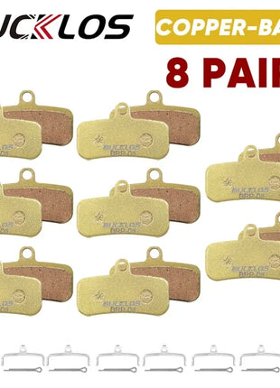 BUCKLOS MTB Pastiglie Freno A Disco per SHIMANO D02S Pastiglie Freno Idraulico In Metallo A Base di Rame Pastiglie Freno Per Mountain Bike per M9120 M820 M810