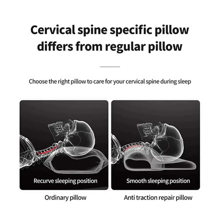 New Cervical Pillow, Memory Foam Contour Pillow, Bed Pillows for Side Sleeper Ergonomic Orthopedic Sleeping Pillow