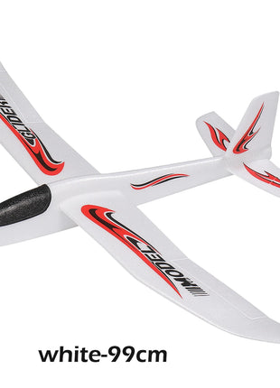 48/99 CENTIMETRI Grande Schiuma Aliante Aereo Lancio A Mano Aerei Giocattolo All'aperto 2 Modalità di Volo Giocattolo Volante per I Bambini Festa di Compleanno favori - riparo82
