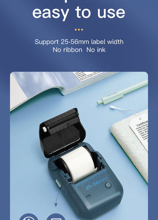 Mini Label Thermal Printer Niimbot B1 Portable Self-Adhesive Printer For Stickers Round Labels Rolls UV Tag Bluetooth Printer - Riparo82