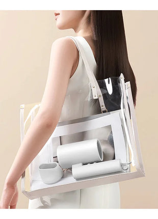 XIAOMI MIJIA H101 Portable Hair Dryer – 1600W,Foldable,50M Negative Ions,15m/s Airflow,Dual Heat & Speed Modes,220V With adapter - Riparo82