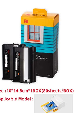 Carta fotografica originale Kodak per stampante fotografica mobile Minishot C210R /C300R/PD460 Nastro speciale Carta fotografica per stampante da 2/3/4 pollici