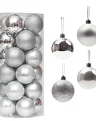 24PCS Palle Di Natale Ornamenti Per L'albero Di Natale Palle Di Natale Appeso Albero Pendenti Home Party Decor 2026 Regalo di Capodanno Noel Navidad - riparo82