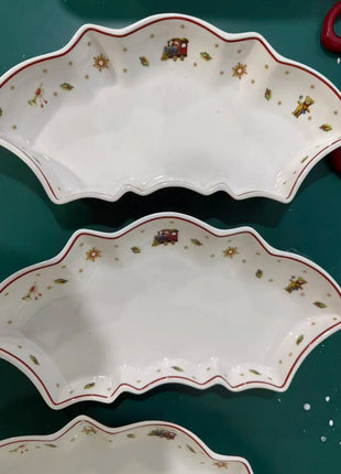 Tedesco V Bao stoviglie biscotti di natale piatto piatto piatto rettangolare piatto tazza piatto per insalata piatto da Dessert piatti porta frutta - riparo82