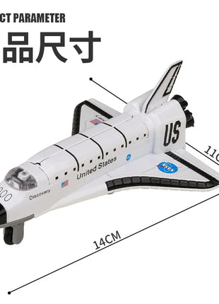 Lega Space Shuttle Shuttle Simulazione Modello di aviazione Giocattolo per bambini Decorazione Display Regalo - riparo82