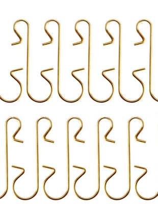 30/300 pezzi ganci in metallo a forma di S supporto albero di Natale palla pendente decorazioni appese per la casa Navidad Capodanno - riparo82