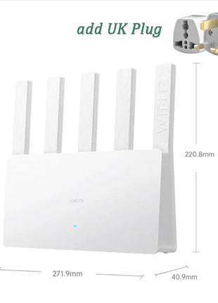 XIAOMI Router BE5000 WiFi 7 5011Mbps 2.4G/2.5GHz Network Port 512MB Memory Dual Broadband Access Network Security Protection CN - Riparo82