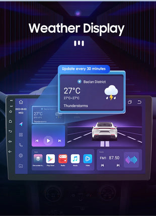 Hizpo 8G+128 AI Voice Car Radio Android Auto Multimedia For Nissan Qashqai J10 2006 2007 2008-2013 Carplay 4G 2din GPS autoradio - Riparo82