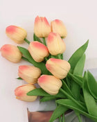 1/5/10/15PCS Tulips Artificial Flowers Real Touch Flowers Tulip Bouquet Decor Fake Tulips Flower for Home Wedding Decorations