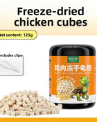 FKSC Turtle Food Mix - Freeze-Dried Shrimp/Mealworm/Fish & Chicken - Protein Rich Treat for Red-Ear Sliders & Aquatic Turtles - Riparo82