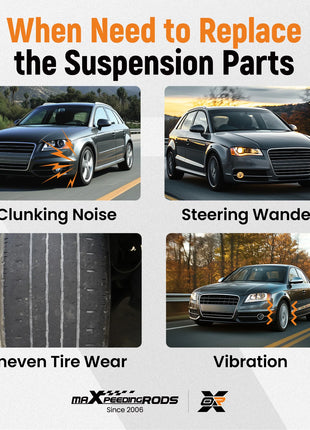 Set braccio oscillante posteriore sinistro destro per Audi A3 Cabriolet (8P7) 2008-2013