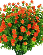 4 Bundles Artificial Plants Fake Boston Ferns Bushes Faux Shrubs  Greenery UV Resistant Plant for Home Garden Outdoor Yard Decor