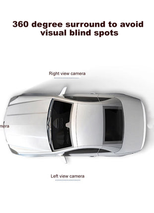 360 Car Camera Panoramic Surround View 1080P AHD Right+Left+Front+ Rear View Camera System for Android Auto Radio Night Vision - Riparo82