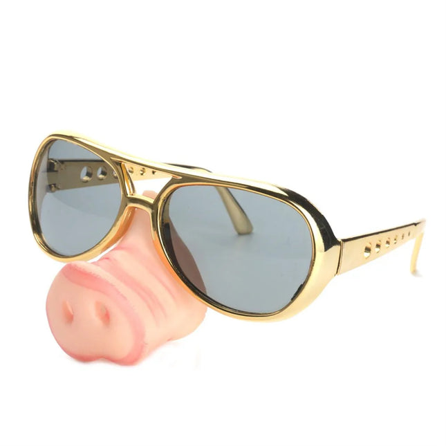 Creative Pig Nose Toy Glasses Ghost Festival Ball Costume Funny Glasses Birthday Dress Up Photo Props Happy Halloween Kids Gift