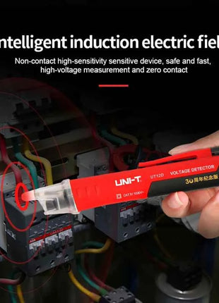 UNI-T AC Voltage Detector UT12D Non Contact Voltage Tester 24V-1000V Contactless Electric Tester Pen Power Sensor LED