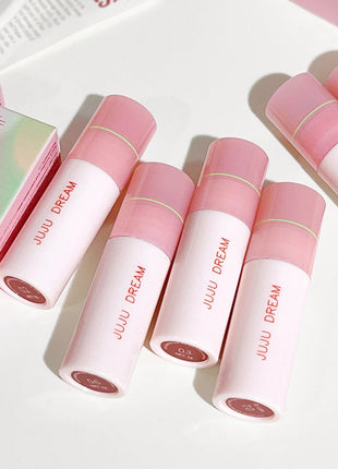 JUJU DREAM 6 Color Matte Lip Glaze - Long-lasting, colourless, non-stick cup velvet, student-friendly, brightening nude lipstick - Riparo82