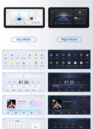 10.33inch 1 DIN Universal Android Car Radio Multimedia Video Player Rotatable Auto Touch Screen DSP Carplay Headunit WIFI 7862 - Riparo82