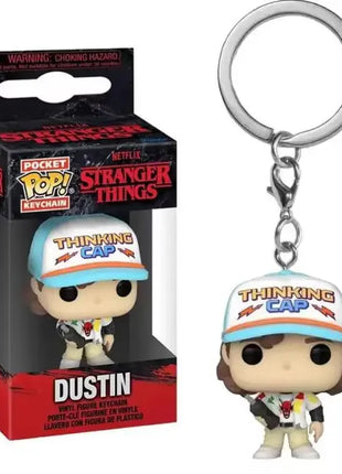 Funko Pop Pocket Pop Portachiavi Stranger Things Undici Robin Barb Steve Dustin Portachiavi Catena Modello Giocattolo Adulti Bambini Regalo Giocattoli