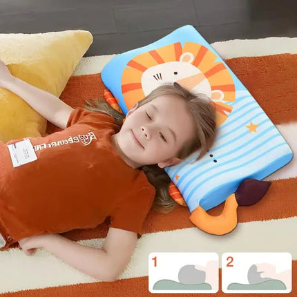 Toddler Pillows for Sleeping Comfortable Neck Support Breathable Skin-Friendly Travel Cushion for Kids Small Pillow for Nap Time