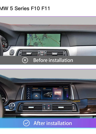 Uckazy 8 Core Wireless Carplay AutoRadio Android 14 For BMW 5 Series F10 F11 2010-2016 CIC NBT Car Multimedia Screen Player GPS Navigation Stereo Carplay Audio - Riparo82