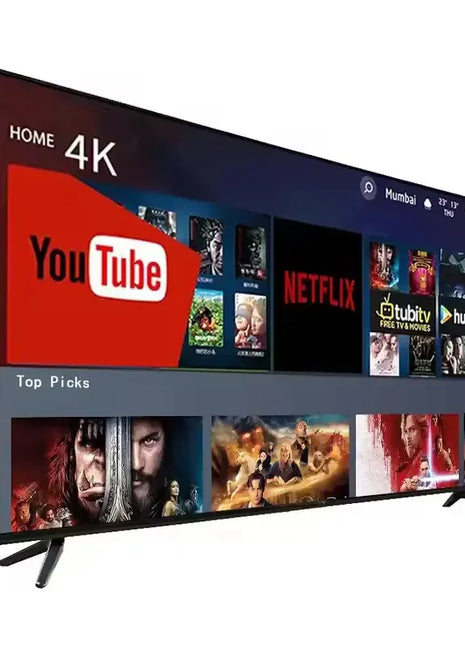 Large Size Television 55 65 75 85 Inch LED Smart 4K UHD TV Borderless Gaming LAN Hotel Wholesale - Riparo82