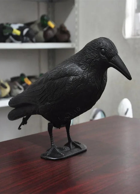 Decoracion Jardin ExteriorSimulation Black Crow Raven Bird Repellent Pest Control Pigeon Repellent Garden Decoration Outdoor