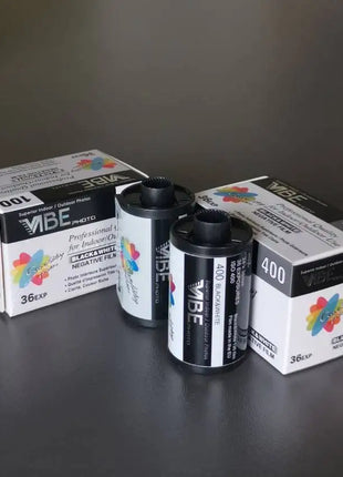 1 rotolo/2 rotolo/3 rotolo/5 rotolo VIBE 400 Pellicola bianca e nera ISO 400 35mm 135 Pellicola negativa 36EXP/rotolo per fotocamera Kodak (due data 3.2026)