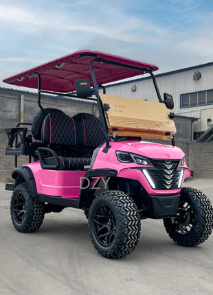 Energy Saving Effect of Manufacturer's 4+2 Seat Electric off-Road Vehicle, Four-Wheel Golf Cart    Truck with a trailer attached - Riparo82