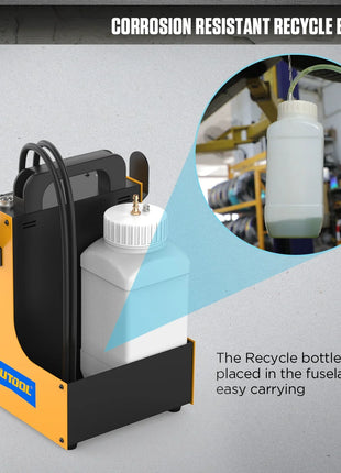 AUTOOL AST605 Automotive Brake Bleeder Kit Brake Oil Fluid Extractor Pump Exchanger Machine 0.7-0.25 Bar Vacuum Bleeding  Tool - Riparo82