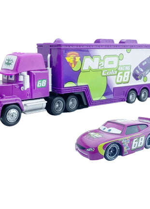 Auto 2 Mack Truck Pixar auto da corsa Lightning McQueen Jackson Storm mini Car 1 3 collezione Pressofuso Giocattolo in metallo Regalo per il regalo del capretto - riparo82