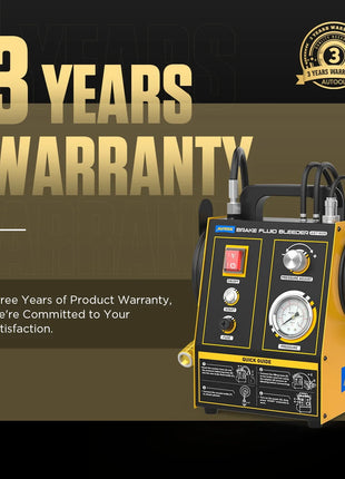 AUTOOL AST605 Automotive Brake Bleeder Kit Brake Oil Fluid Extractor Pump Exchanger Machine 0.7-0.25 Bar Vacuum Bleeding  Tool - Riparo82