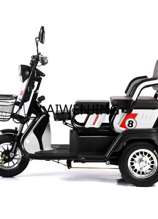 Triciclo elettrico HLZ triciclo domestico per adulti a batteria - riparo82