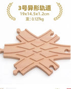 NUOVA binario ferroviario in legno tutti i tipi biforcazione biforcazione binario in legno di faggio accessori adatti per binari in legno Thomos giocattolo - riparo82