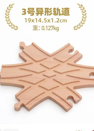 NUOVA binario ferroviario in legno tutti i tipi biforcazione biforcazione binario in legno di faggio accessori adatti per binari in legno Thomos giocattolo - riparo82