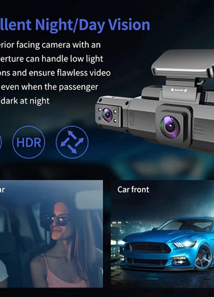 3 Inch Dash Cam For Cars 1080P Inside Video Recorder Car WIFI Camera for Vehicle Night Vision Car DVR Black Box Car Assecories - Riparo82