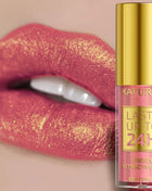 14 Colors Glitter Metallic Lip Glaze Shiny Long Lasting Lip Gloss Waterproof Liquid Lipstick Makeup Lip Oil Lip Tint Gifts for W - Riparo82