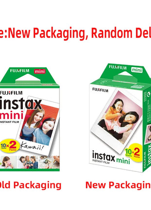 Fujifilm Instax Mini Pellicola Bordo Bianco/Pellicole a Colori 10-100 Fogli di Carta Fotografica per Fuji Instax Camera Mini 12/8/11/25/50/90/Link/Evo